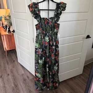 Live 4 Truth Smocked Maxi Dress with Ruffled Straps